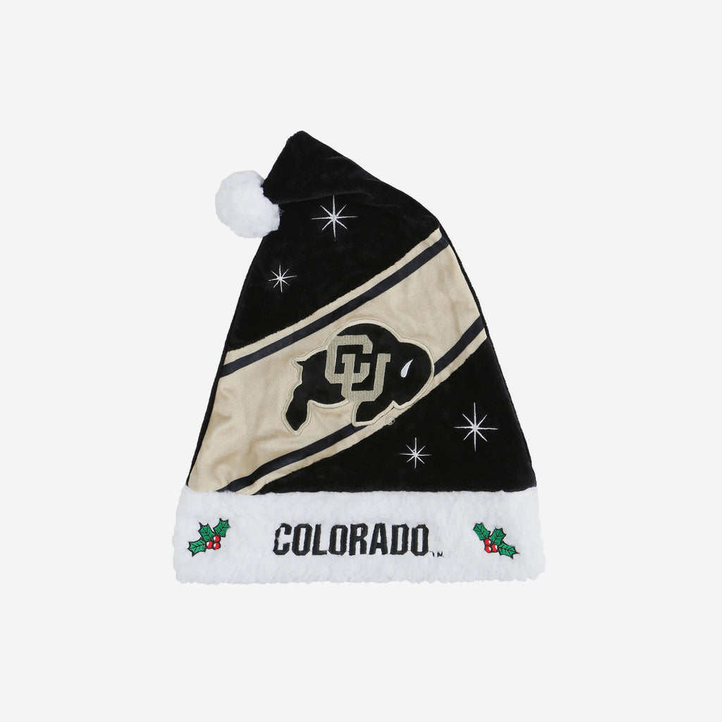 Colorado Buffaloes High End Santa Hat FOCO - FOCO.com