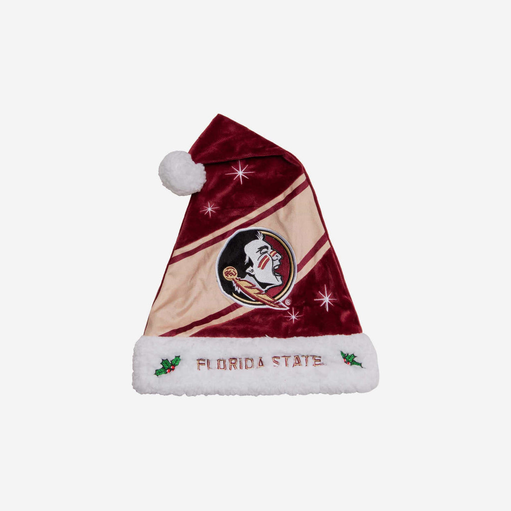 Florida State Seminoles High End Santa Hat FOCO - FOCO.com