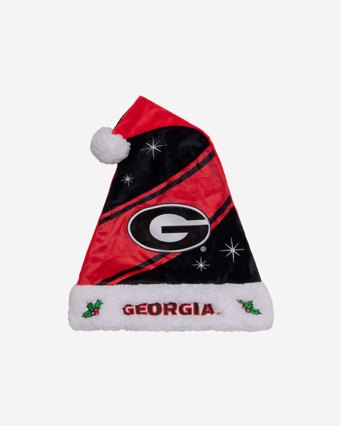 Georgia Bulldogs High End Santa Hat FOCO - FOCO.com