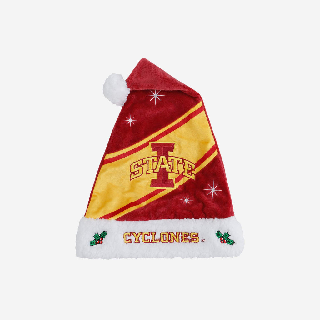 Iowa State Cyclones High End Santa Hat FOCO - FOCO.com