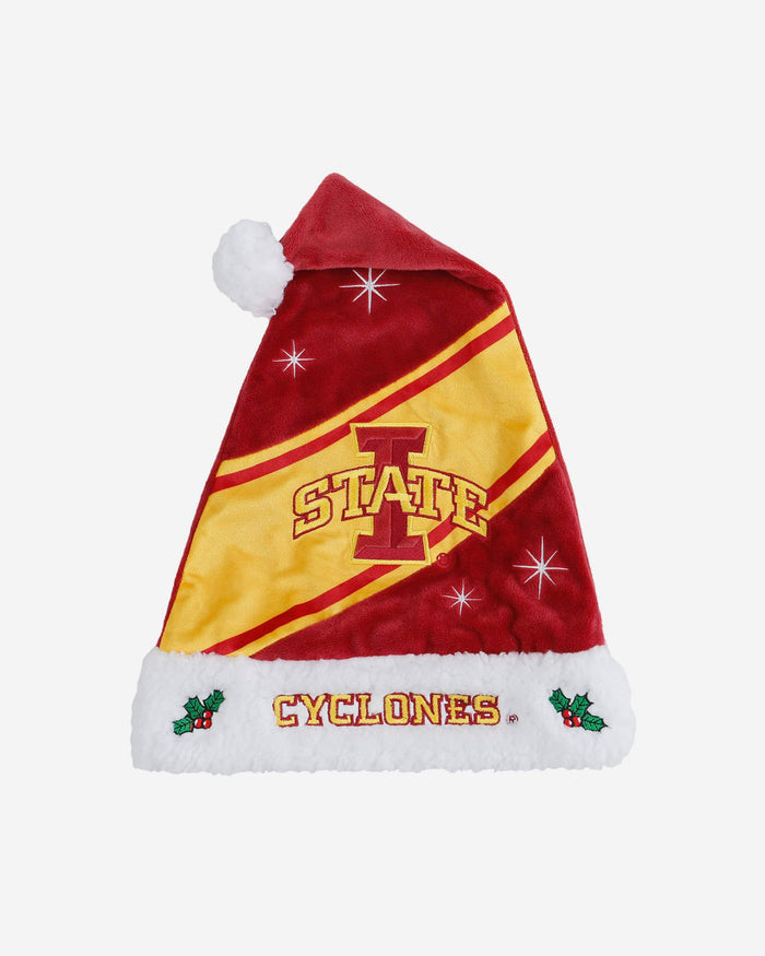 Iowa State Cyclones High End Santa Hat FOCO - FOCO.com