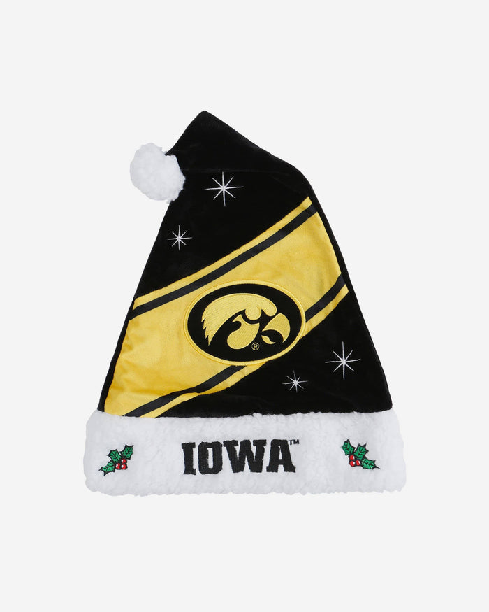 Iowa Hawkeyes High End Santa Hat FOCO - FOCO.com