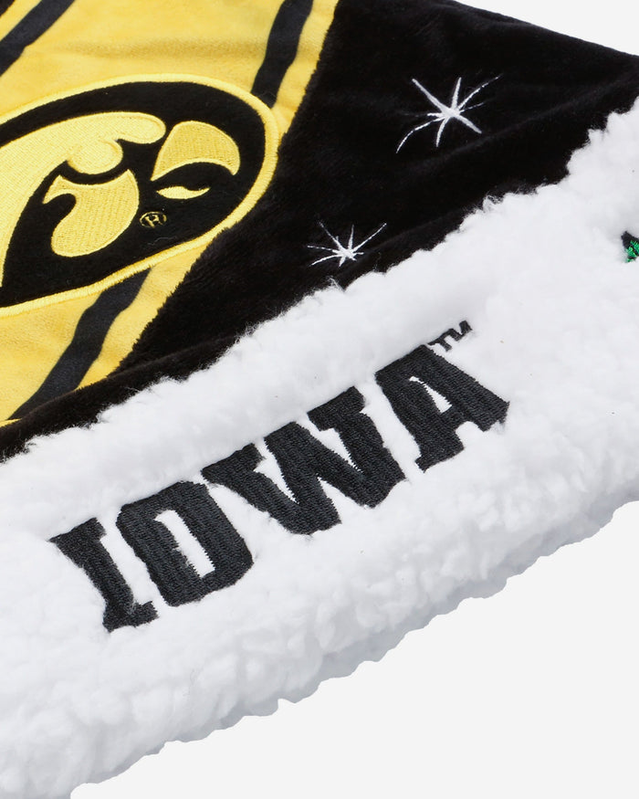 Iowa Hawkeyes High End Santa Hat FOCO - FOCO.com