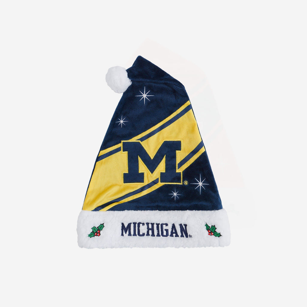 Michigan Wolverines High End Santa Hat FOCO - FOCO.com