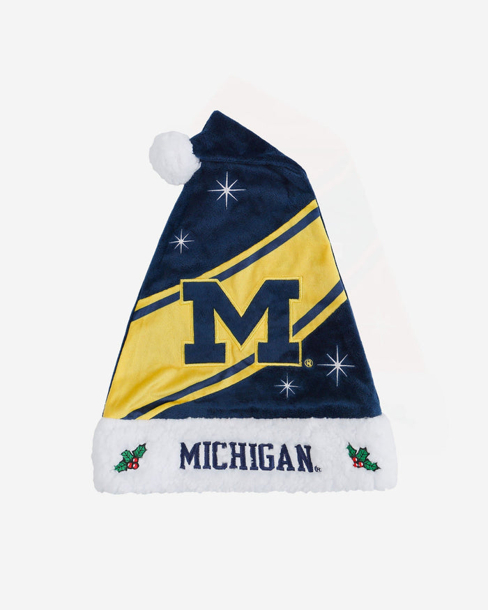 Michigan Wolverines High End Santa Hat FOCO - FOCO.com