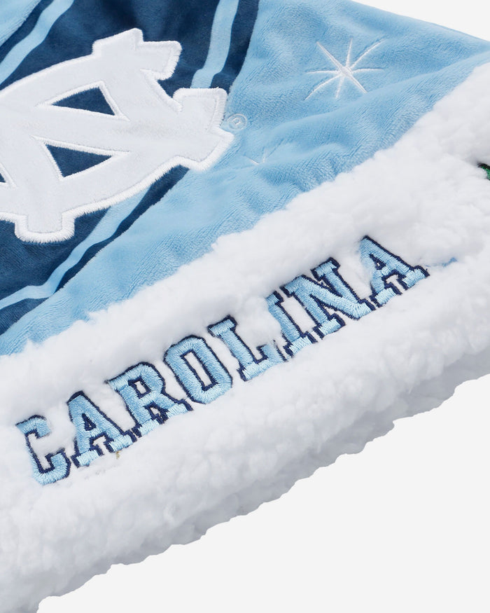 North Carolina Tar Heels High End Santa Hat FOCO - FOCO.com