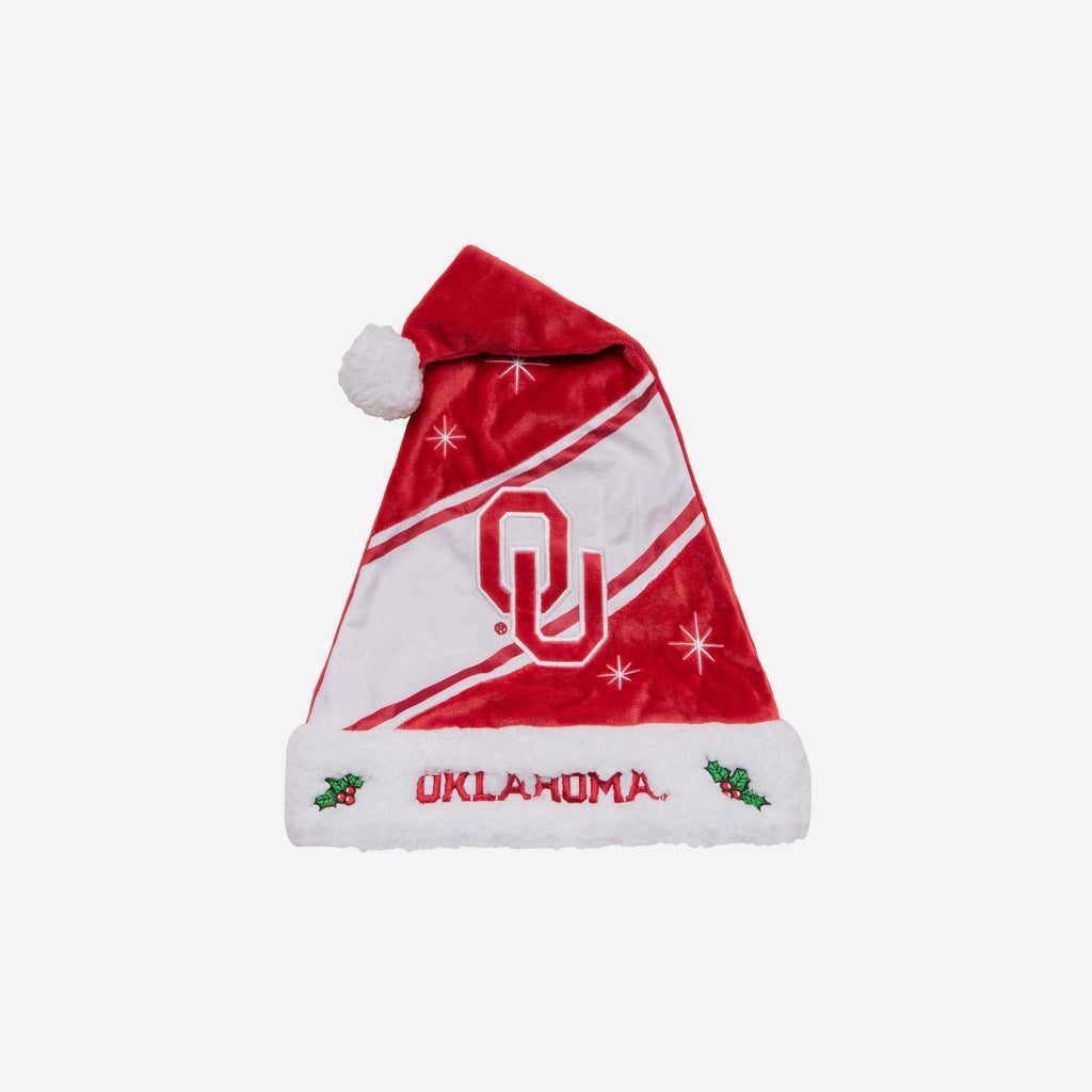 Oklahoma Sooners High End Santa Hat FOCO - FOCO.com