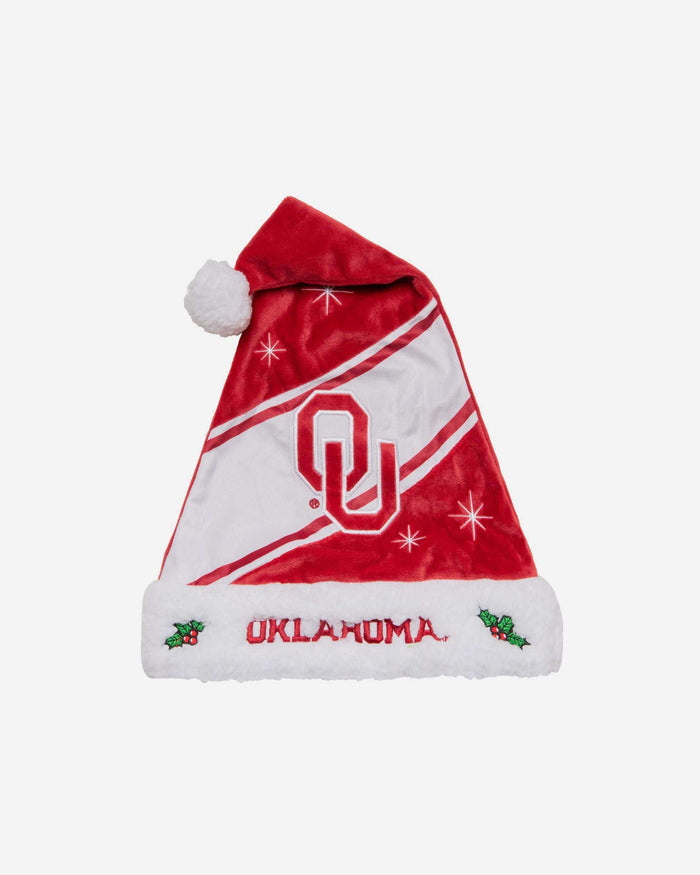 Oklahoma Sooners High End Santa Hat FOCO - FOCO.com