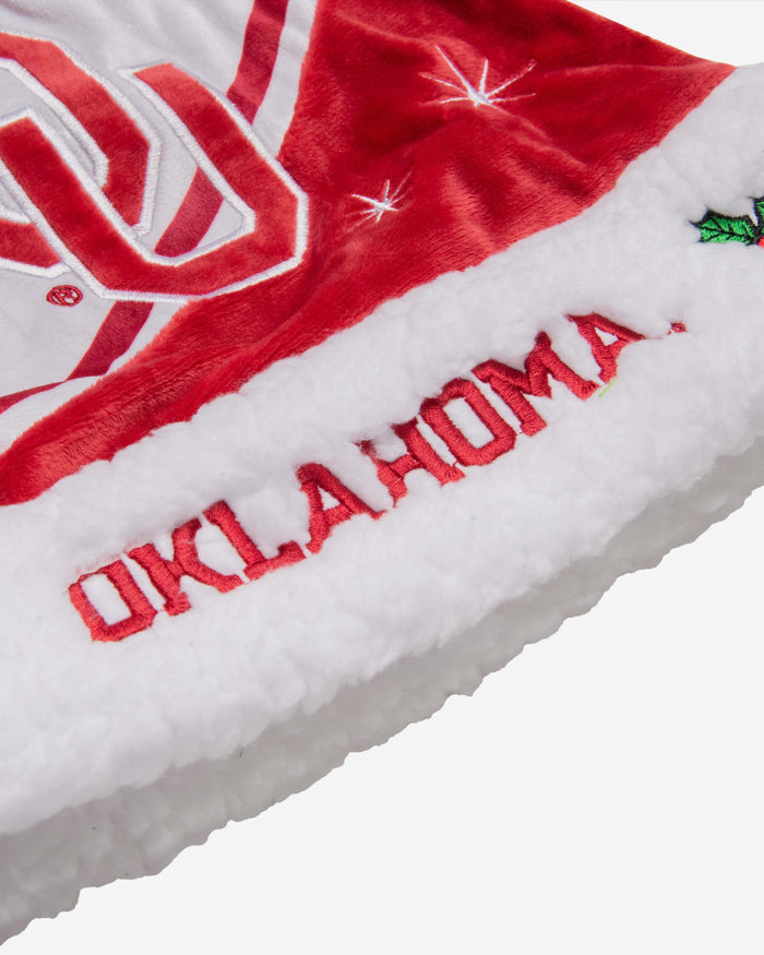 Oklahoma Sooners High End Santa Hat FOCO - FOCO.com