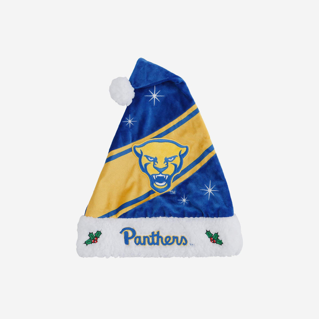 Pittsburgh Panthers High End Santa Hat FOCO - FOCO.com