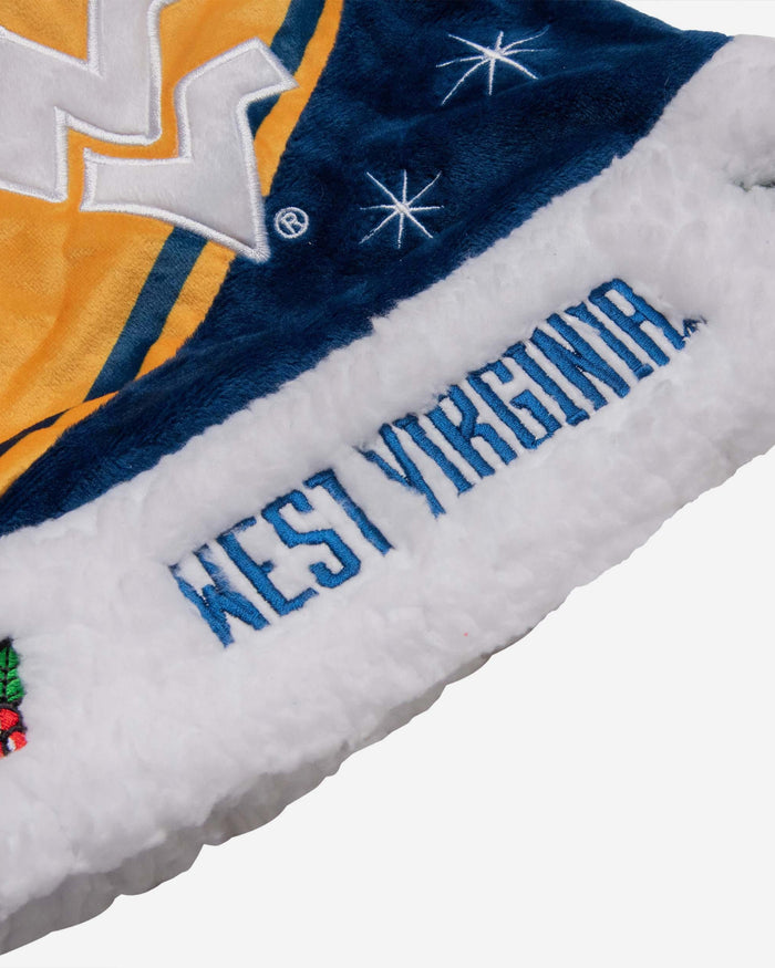 West Virginia Mountaineers High End Santa Hat FOCO - FOCO.com