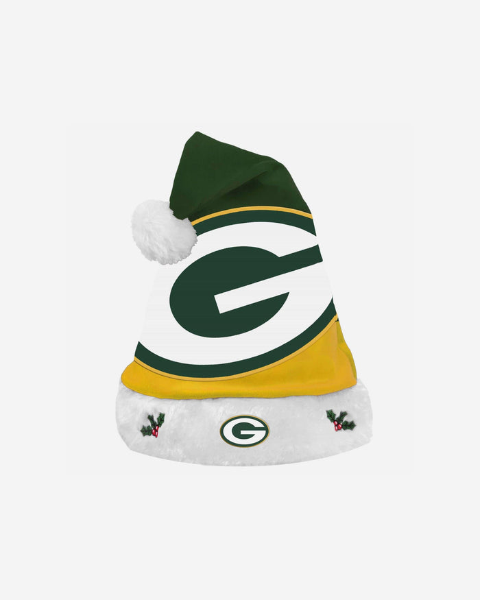 Green Bay Packers Season Spirit Basic Santa Hat FOCO - FOCO.com