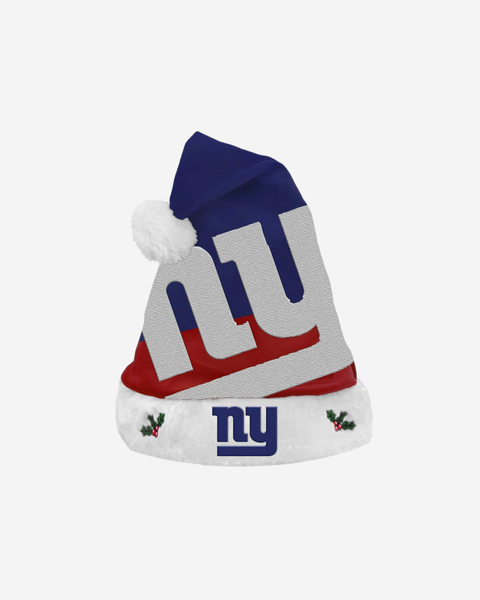 New York Giants Season Spirit Basic Santa Hat FOCO - FOCO.com