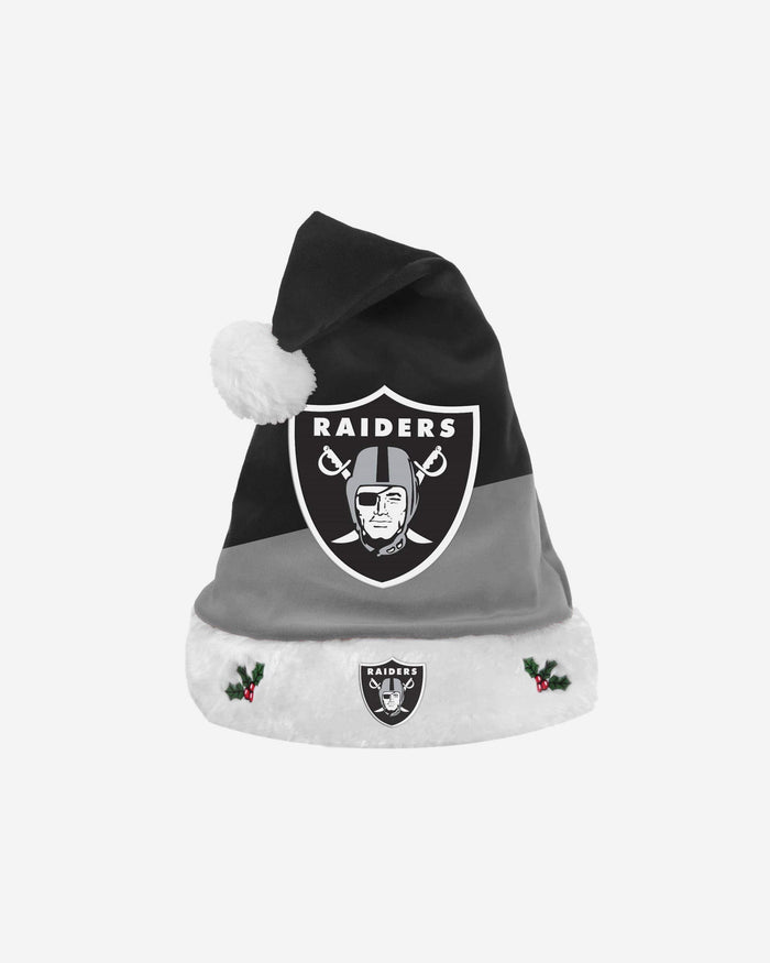 Las Vegas Raiders Season Spirit Basic Santa Hat FOCO - FOCO.com