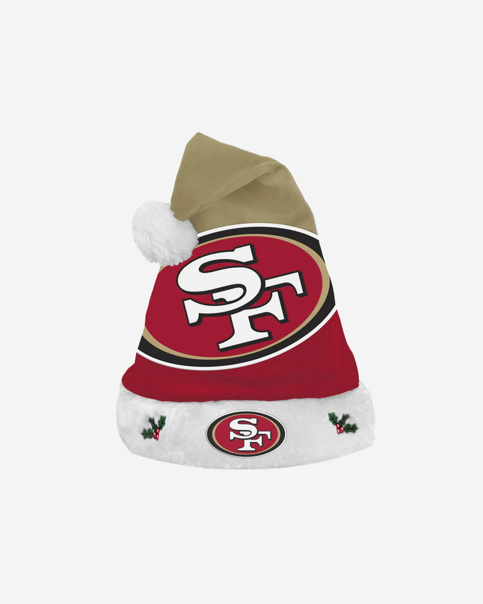 San Francisco 49ers Season Spirit Basic Santa Hat FOCO - FOCO.com