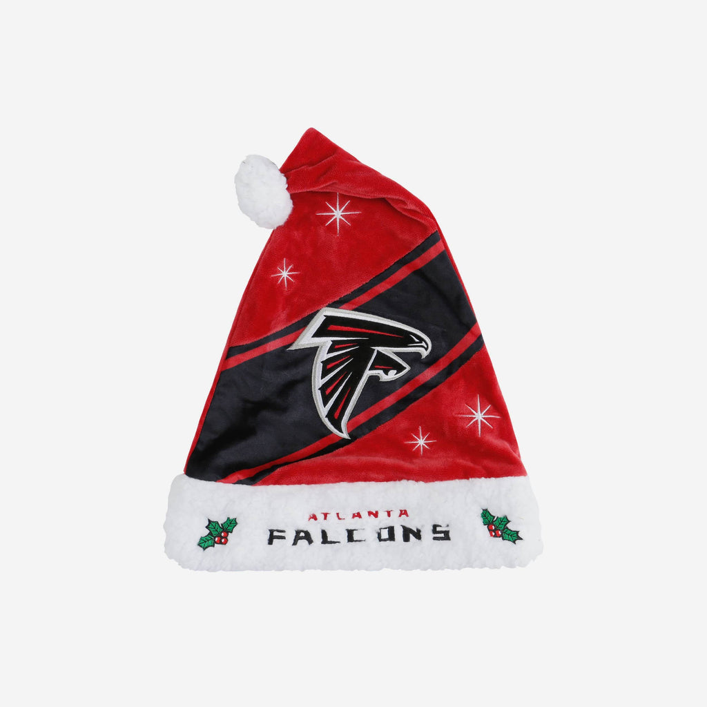 Atlanta Falcons High End Santa Hat FOCO - FOCO.com