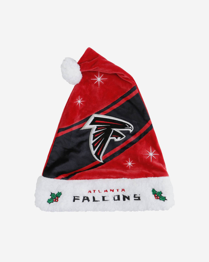 Atlanta Falcons High End Santa Hat FOCO - FOCO.com