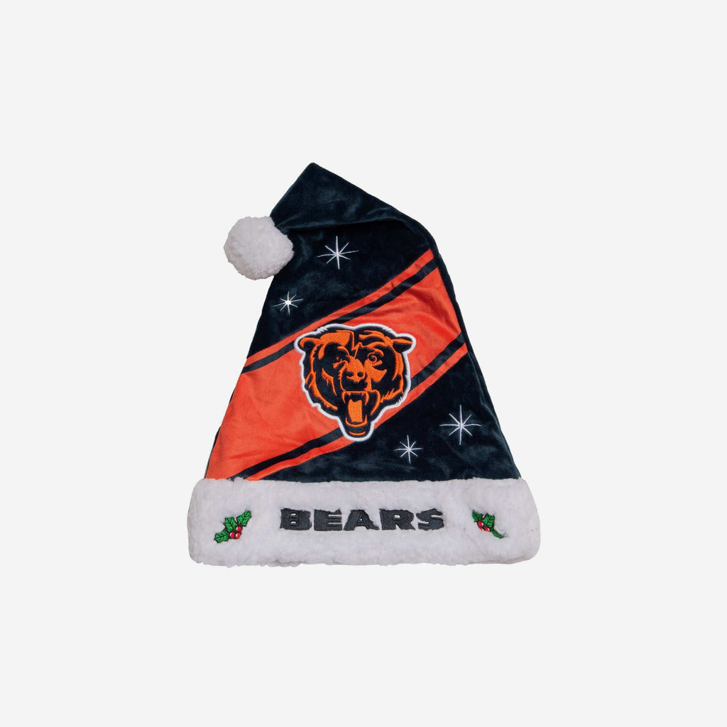 Chicago Bears High End Santa Hat FOCO - FOCO.com