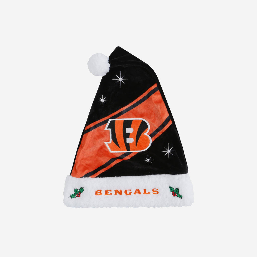 Cincinnati Bengals High End Santa Hat FOCO - FOCO.com