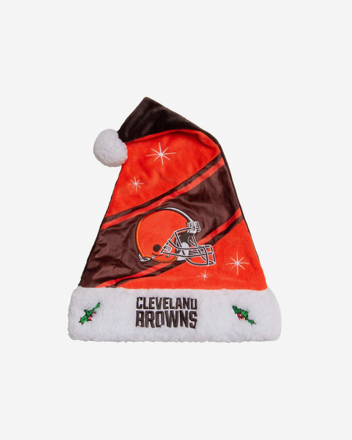 Cleveland Browns High End Santa Hat FOCO - FOCO.com