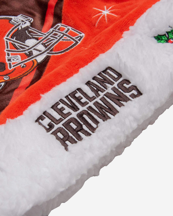 Cleveland Browns High End Santa Hat FOCO - FOCO.com