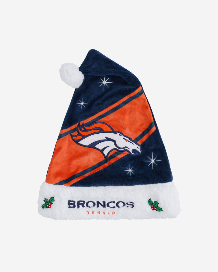 Denver Broncos High End Santa Hat FOCO - FOCO.com