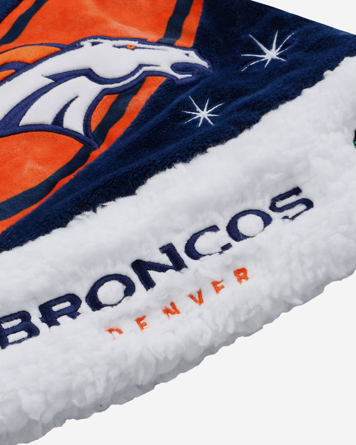 Denver Broncos High End Santa Hat FOCO - FOCO.com