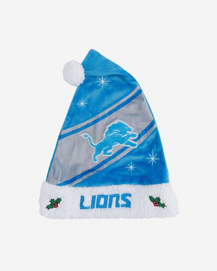 Detroit Lions High End Santa Hat FOCO - FOCO.com