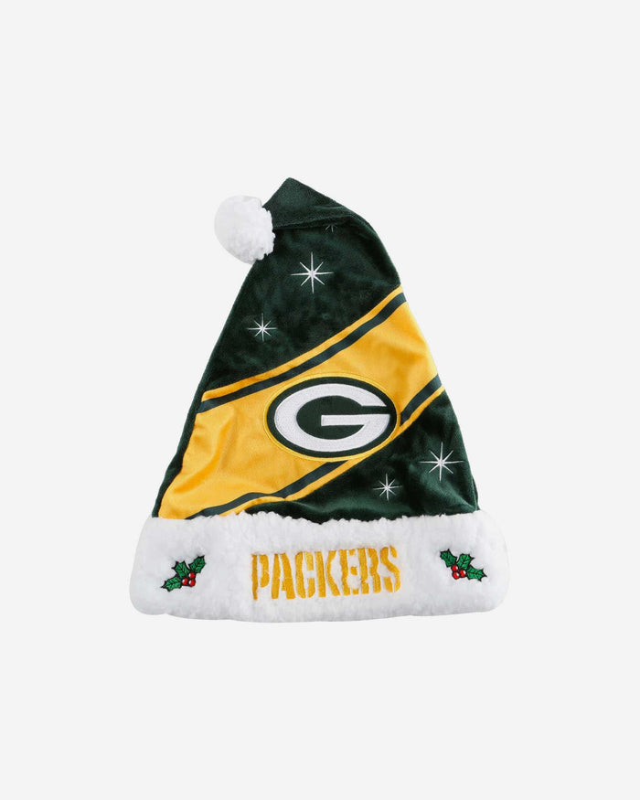 Green Bay Packers High End Santa Hat FOCO - FOCO.com