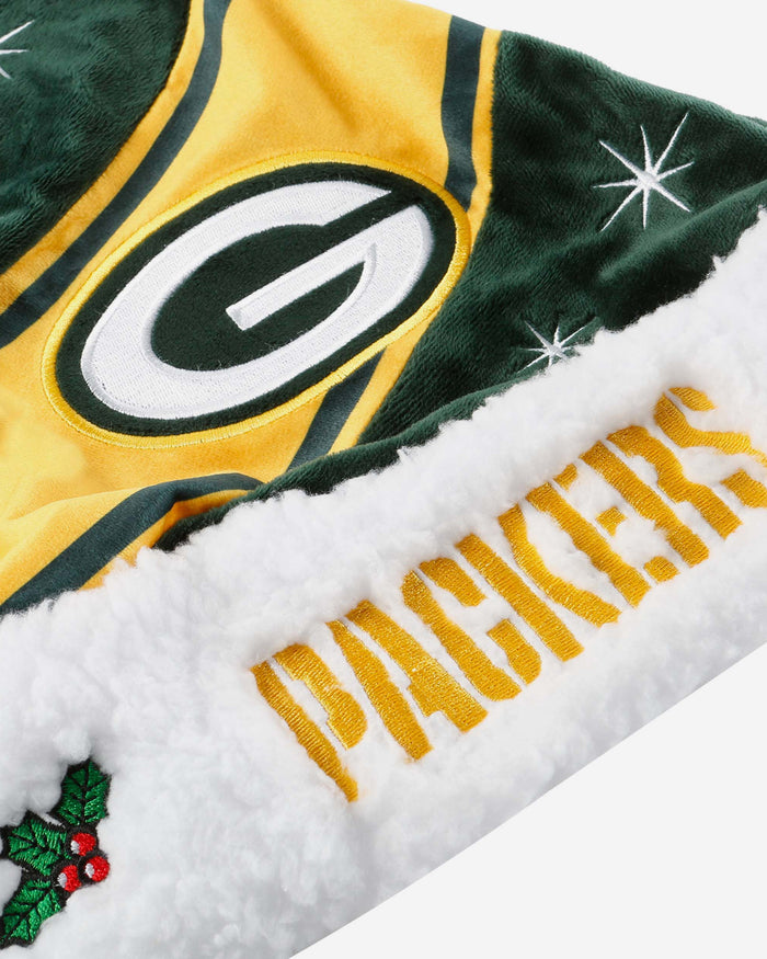 Green Bay Packers High End Santa Hat FOCO - FOCO.com