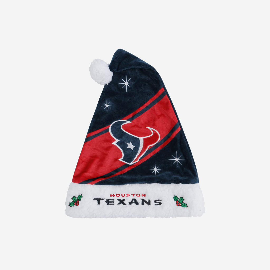 Houston Texans High End Santa Hat FOCO - FOCO.com