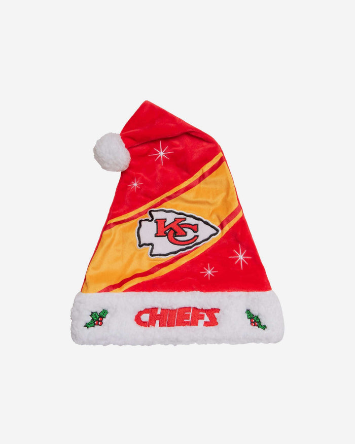 Kansas City Chiefs High End Santa Hat FOCO - FOCO.com