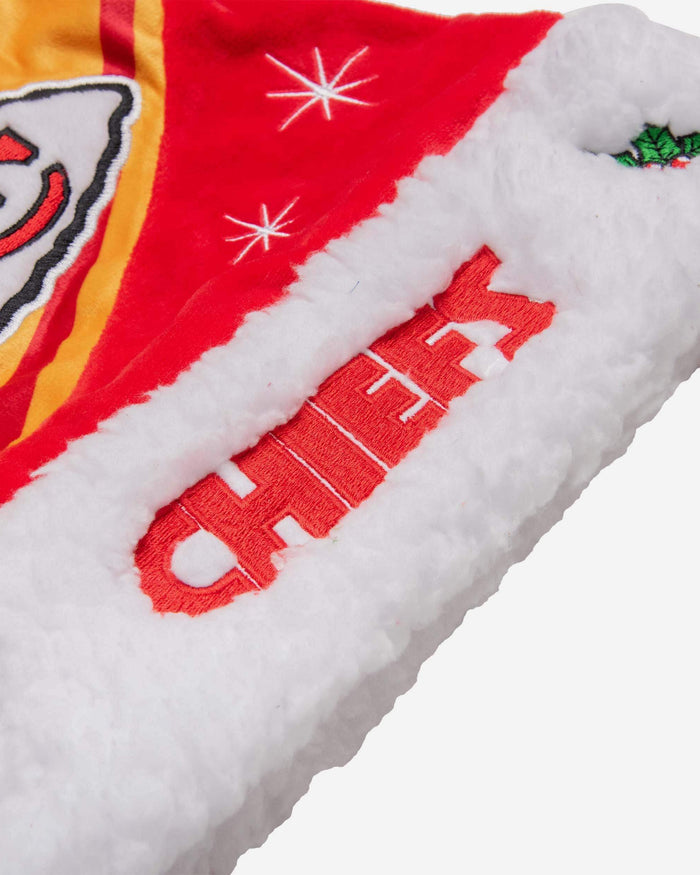 Kansas City Chiefs High End Santa Hat FOCO - FOCO.com