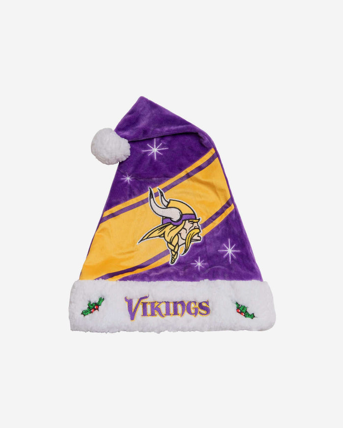 Minnesota Vikings High End Santa Hat FOCO - FOCO.com