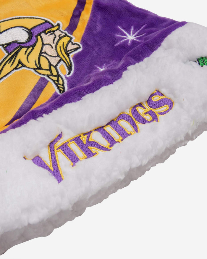 Minnesota Vikings High End Santa Hat FOCO - FOCO.com