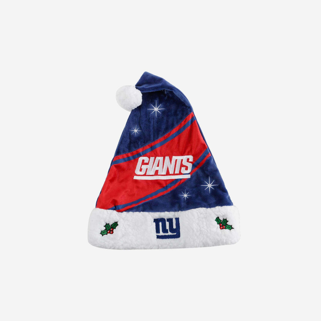 New York Giants High End Santa Hat FOCO - FOCO.com