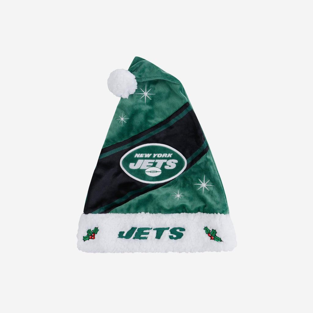 New York Jets High End Santa Hat FOCO - FOCO.com