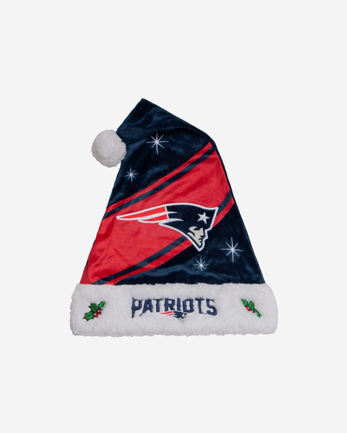 New England Patriots High End Santa Hat FOCO - FOCO.com