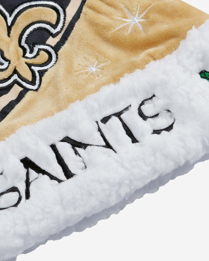 New Orleans Saints High End Santa Hat FOCO - FOCO.com