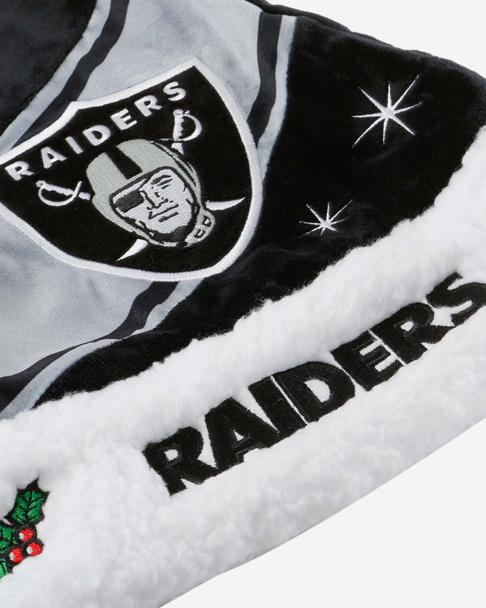 Las Vegas Raiders High End Santa Hat FOCO - FOCO.com