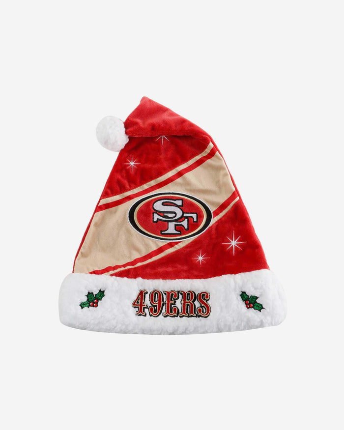 San Francisco 49ers High End Santa Hat FOCO - FOCO.com