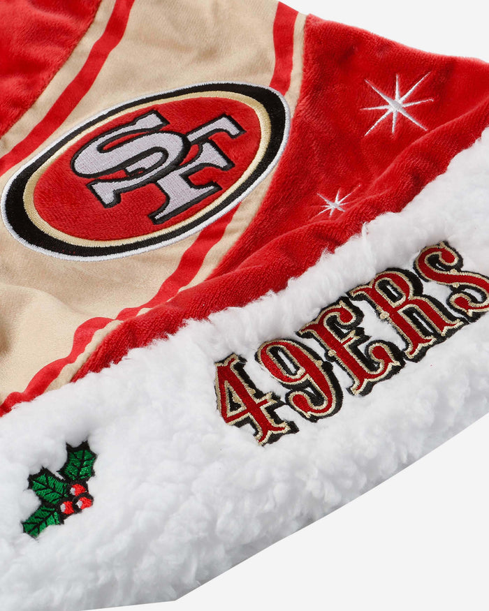 San Francisco 49ers High End Santa Hat FOCO - FOCO.com