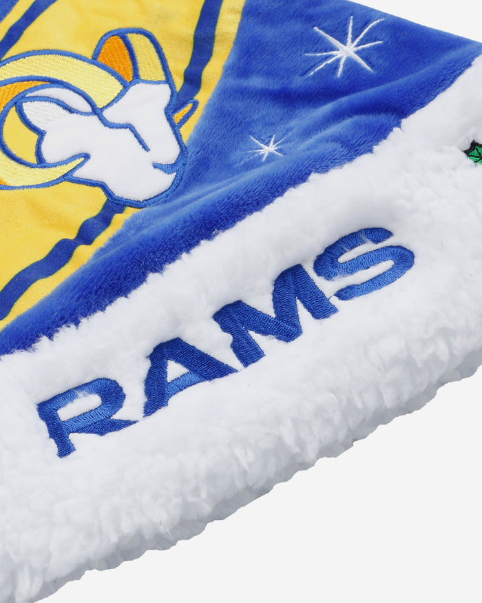 Los Angeles Rams High End Santa Hat FOCO - FOCO.com