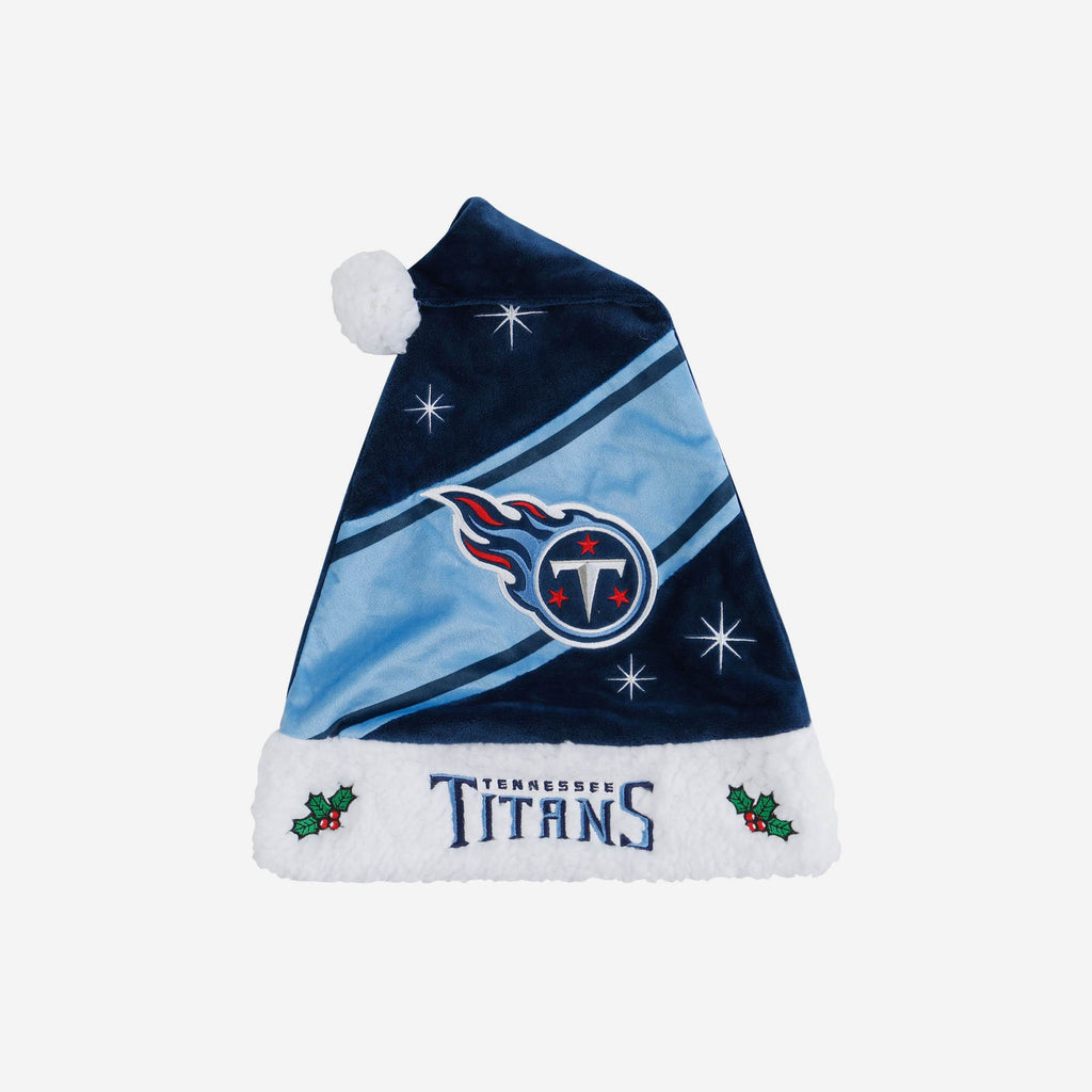 Tennessee Titans High End Santa Hat FOCO - FOCO.com