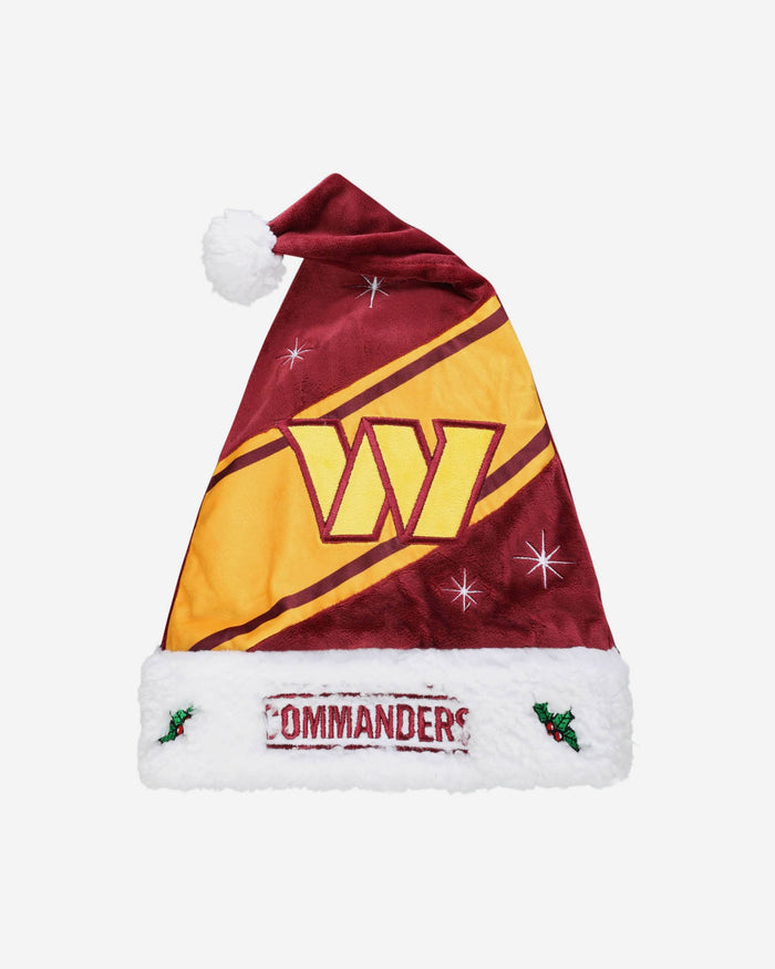 Washington Commanders High End Santa Hat FOCO - FOCO.com