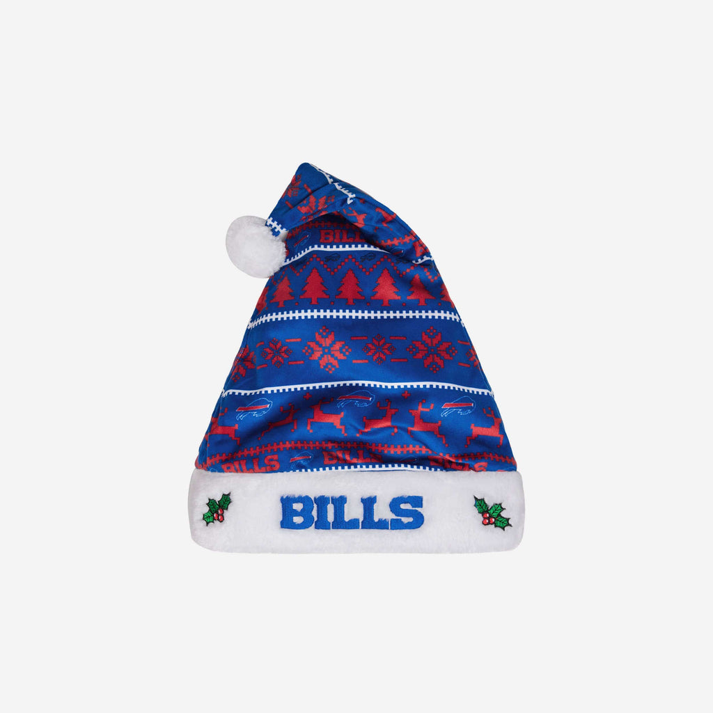 Buffalo Bills Family Holiday Santa Hat FOCO - FOCO.com