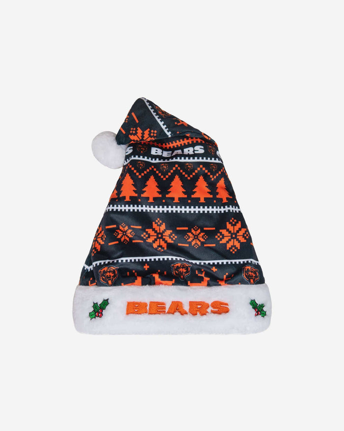 Chicago Bears Family Holiday Santa Hat FOCO - FOCO.com