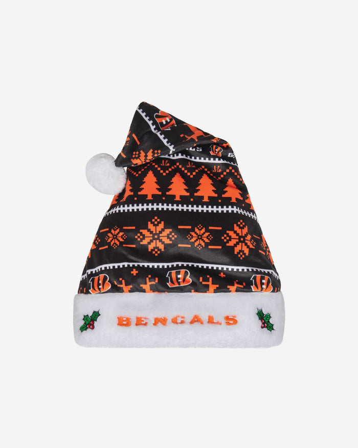 Cincinnati Bengals Family Holiday Santa Hat FOCO - FOCO.com