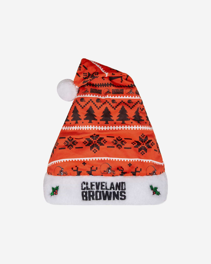 Cleveland Browns Family Holiday Santa Hat FOCO - FOCO.com