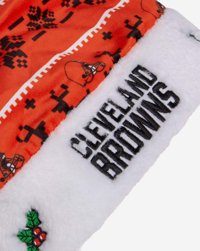 Cleveland Browns Family Holiday Santa Hat FOCO - FOCO.com